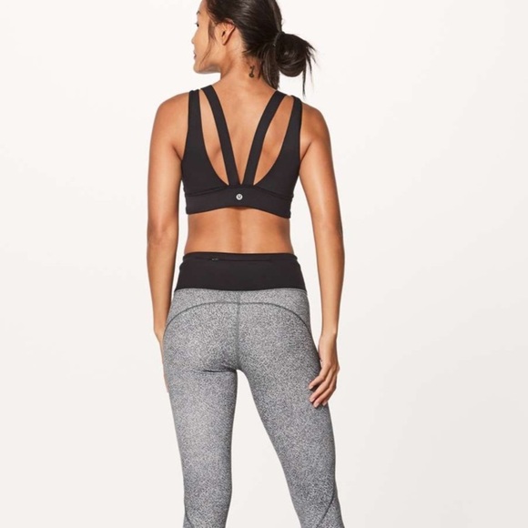 Lululemon Black Run The Day Bra size 8 - Picture 6 of 12
